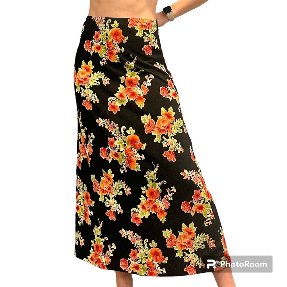 Coldwater Creek Floral Maxi Skirt Medium